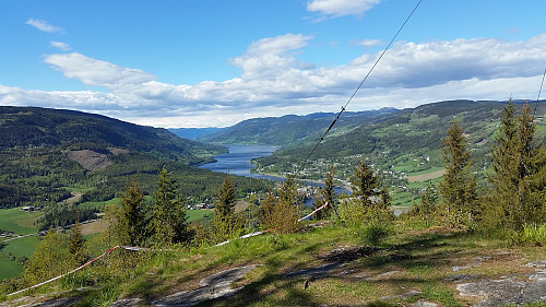 Utsikt nordover fra Vardekampen