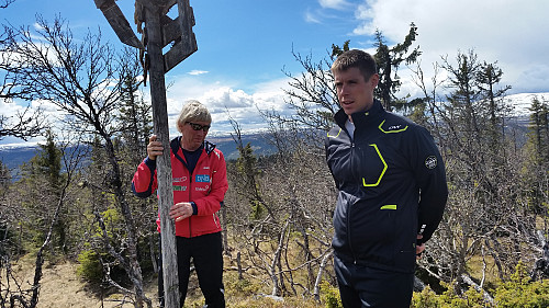 På toppen