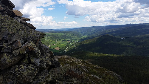 Utsikt fra trigpunktet