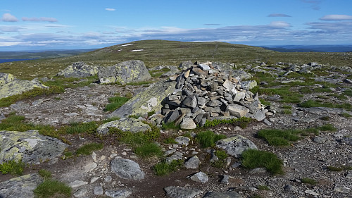 Fra Slåsætefjellet mot Nevelfjell