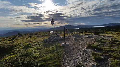 Vakkert på Lunkefjell i kveld