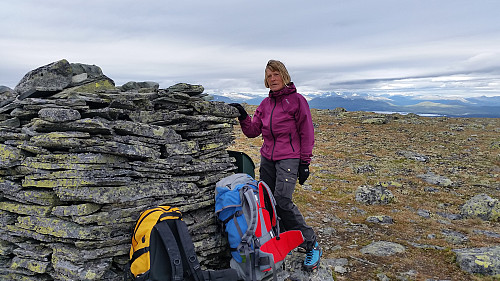 Anne Grete på toppen