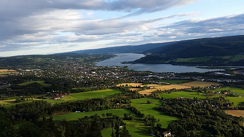 Utsikt over Lillehammer