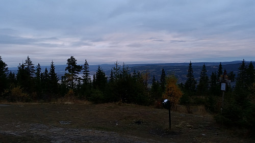 På toppen