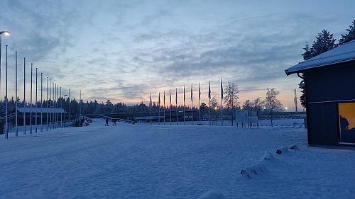 Iskaldt på stadion