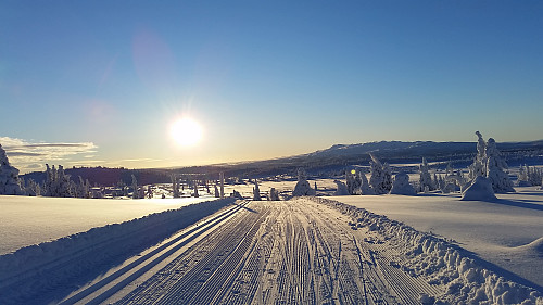 Mot Staumkrysset og Synnfjellet