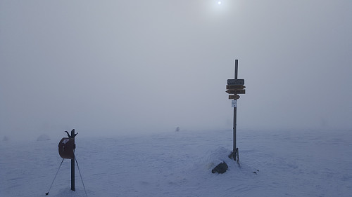 På Lunkefjell i tåke