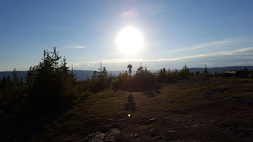 På toppen
