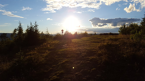 Solnedgang på toppen