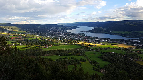 Utsiktspunktet nedenfor masta