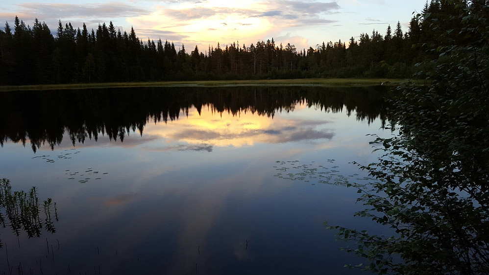 Solnedgang ved Krokflø