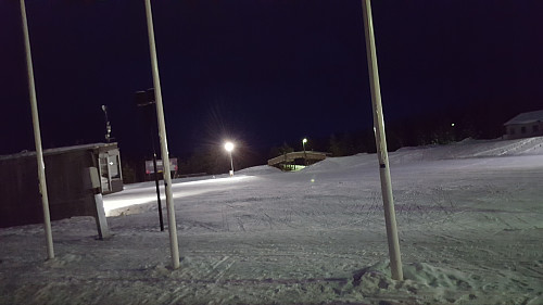 Mørkt på Birkebeineren da jeg kom tilbake 