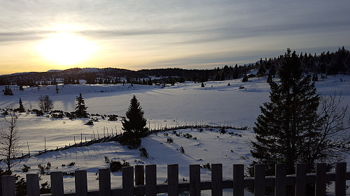 Flott på Ginahytta i dag