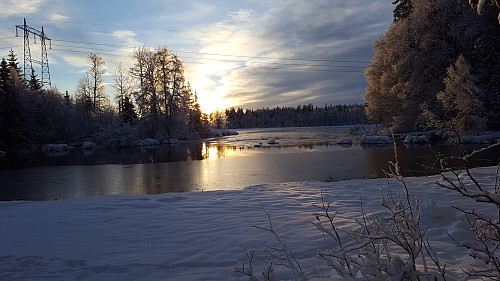 Birkebeinerløypa ved Mesnaelva