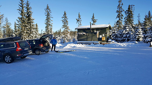 Klar for start på skituren