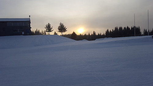 På skiskytterstadion