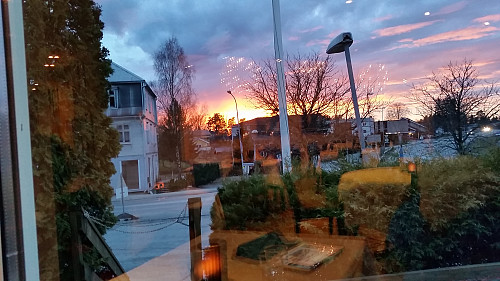 Morgenstemning ved Smaalenene hotell i Askim