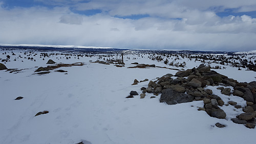 Ved sikteskiva på Sjusjøfjellet