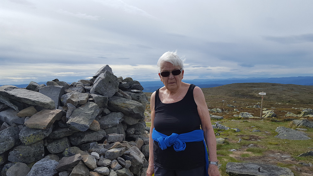 Sigrid på toppen