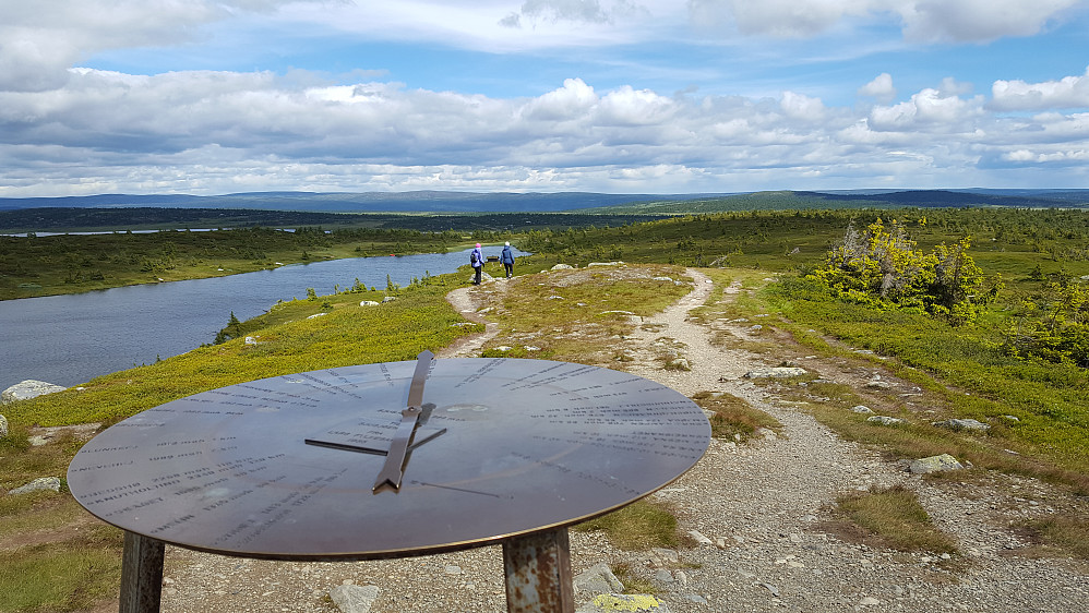 Ved sikteskiva på Sjusjøfjellet