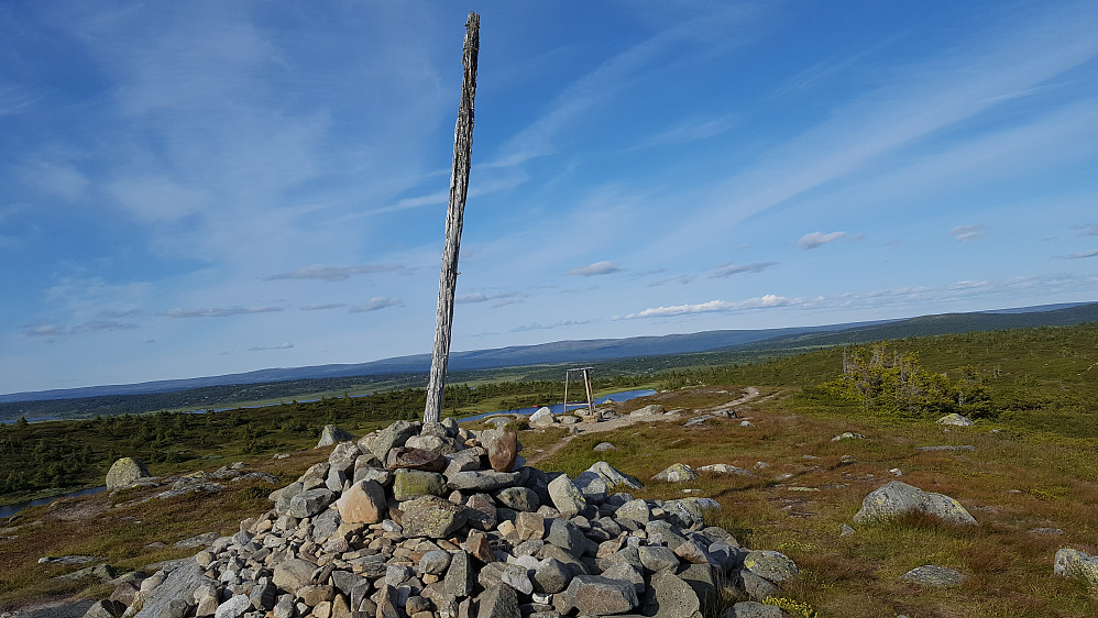 Ved sikteskiva på Sjusjøfjellet