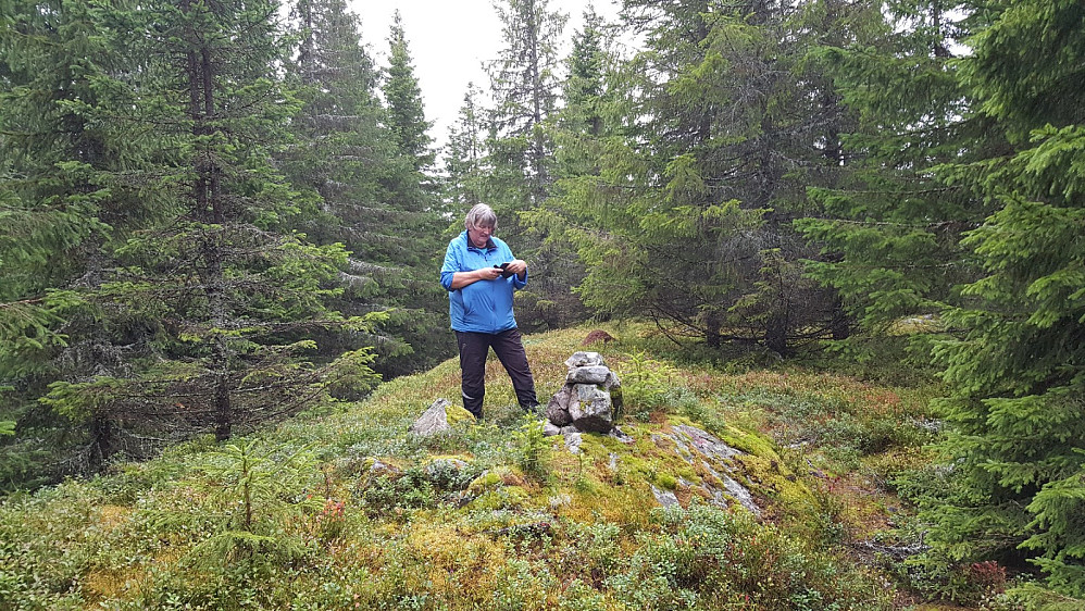 Jeg på Skutberget, fornøyd med fullført liste