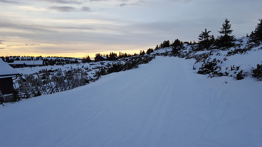 Har nettopp snudd ved Nysetra
