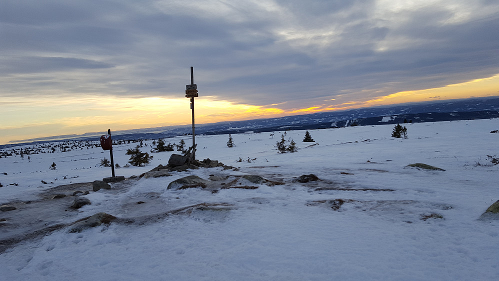 På Lunkefjell på vei tilbake