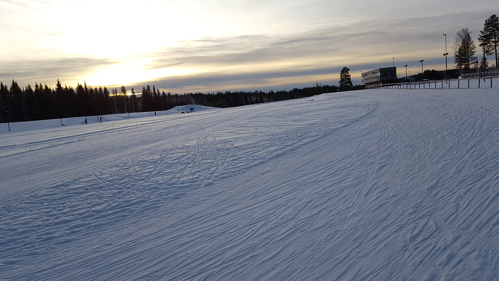 På skistadion