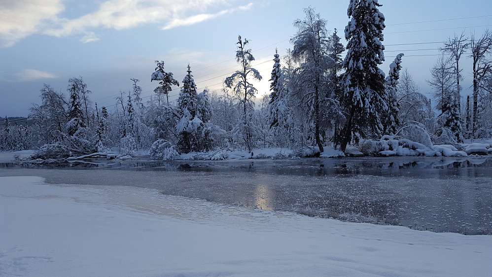 Mesnaelva ved Birkebeinerløypa