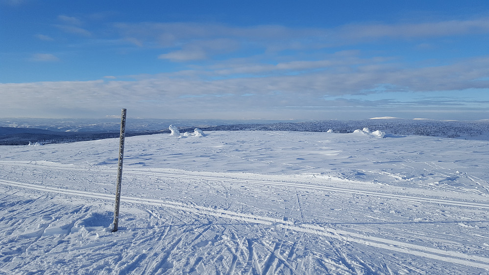 På Mostefjell, ser Synnfjellet i det fjerne
