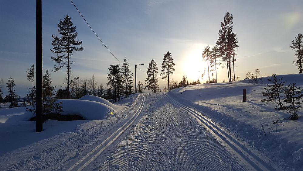 I lysløypa