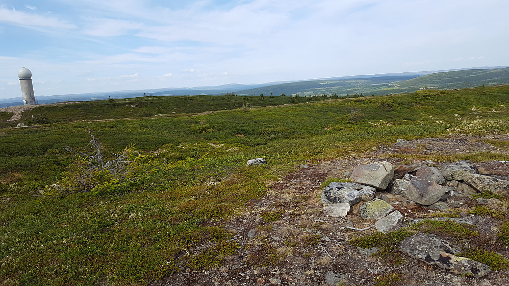 Ved høgeste punkt på Hafjell