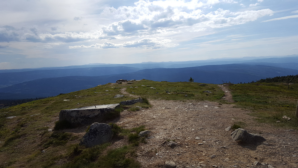 Utsikt ved varden på Hafjell