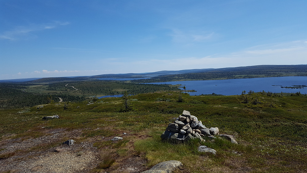 På vei ned fra Reinsfjellet