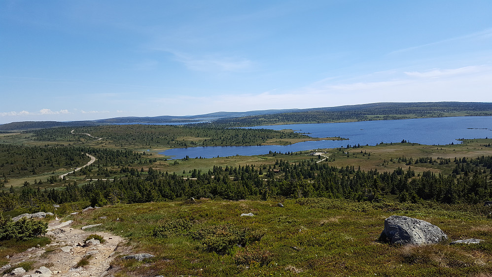 På vei ned fra Reinsfjellet