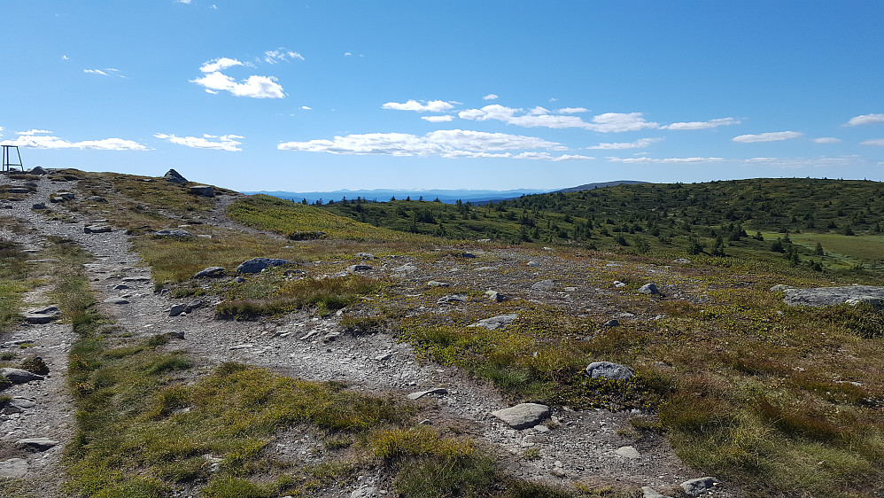Nærmer meg Sjusjøfjellet