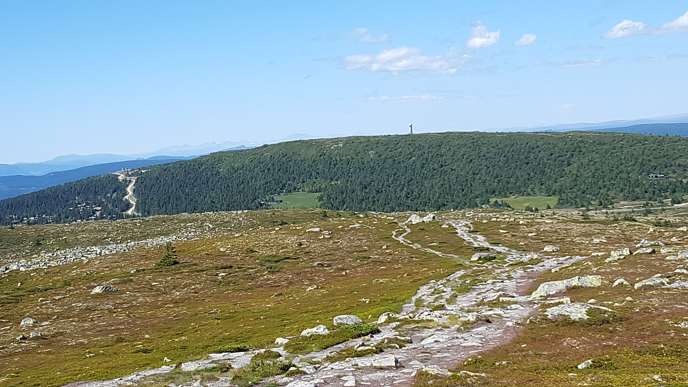 Mot Hafjell på veg ned
