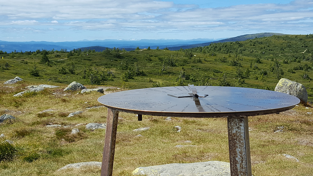 Ved sikteskiva på Sjusjøfjellet