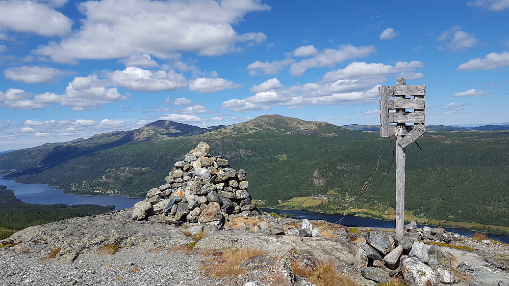 Ved trigpunktet, mot Gråhøene