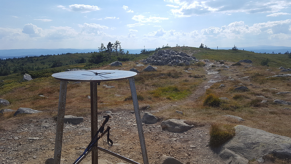 Ved sikteskiva på Sjusjøfjellet