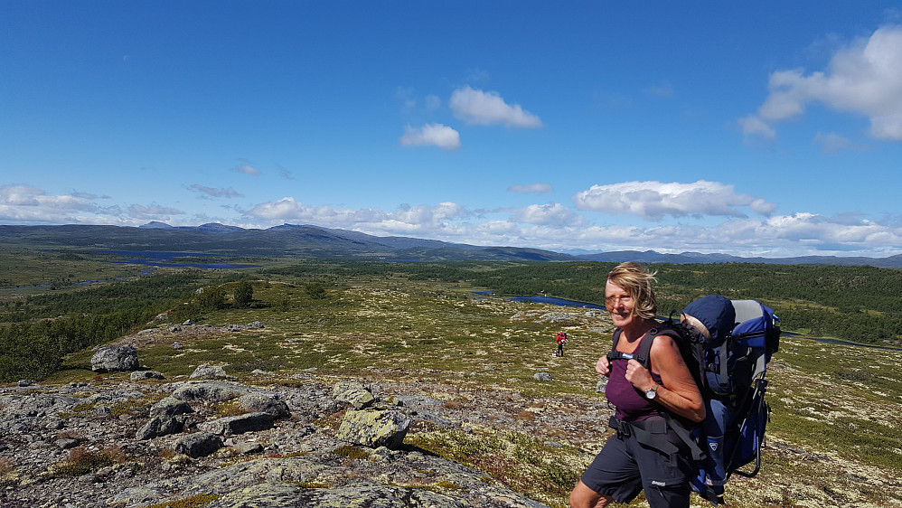 Anne Grete og Nikolai på toppen