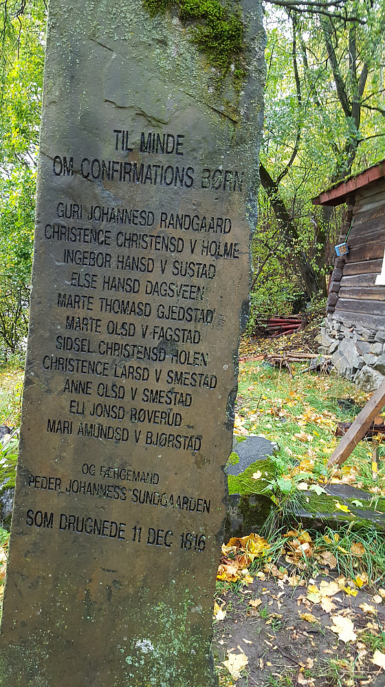 Minnestein ved Sundgården
