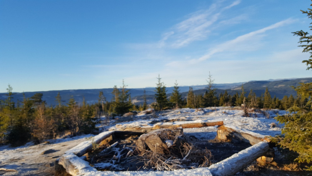 På toppen