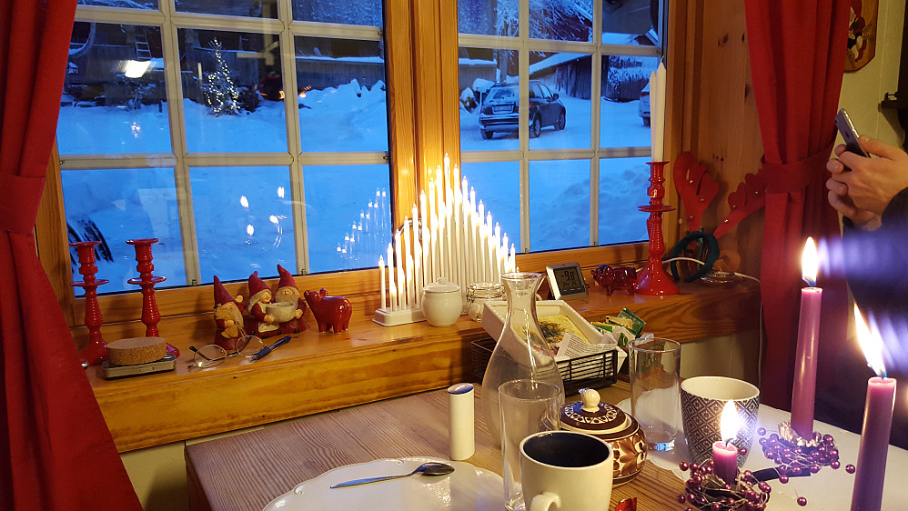 Jul på kjøkkenet på Nygaard