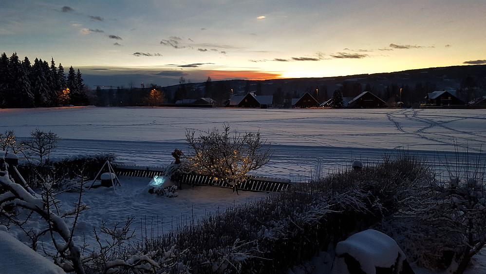 Solnedgang i heimen
