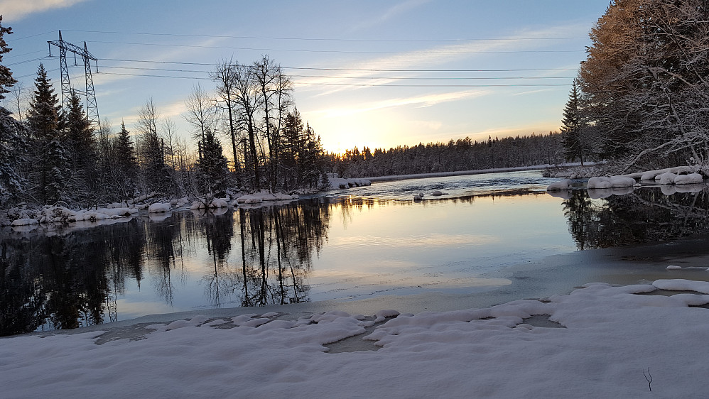 Mesnaelva, ved Birkebeinerløypa