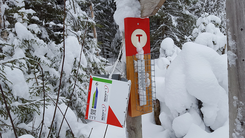 Skijegern stolpe ved Hammerkoia