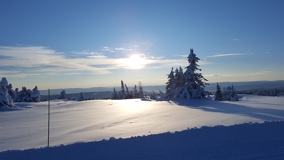 På vei ned fra Lunkefjell