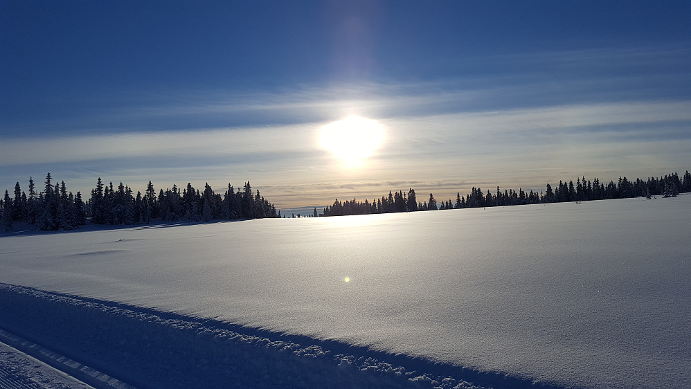 Oppover mot Sjusjøen